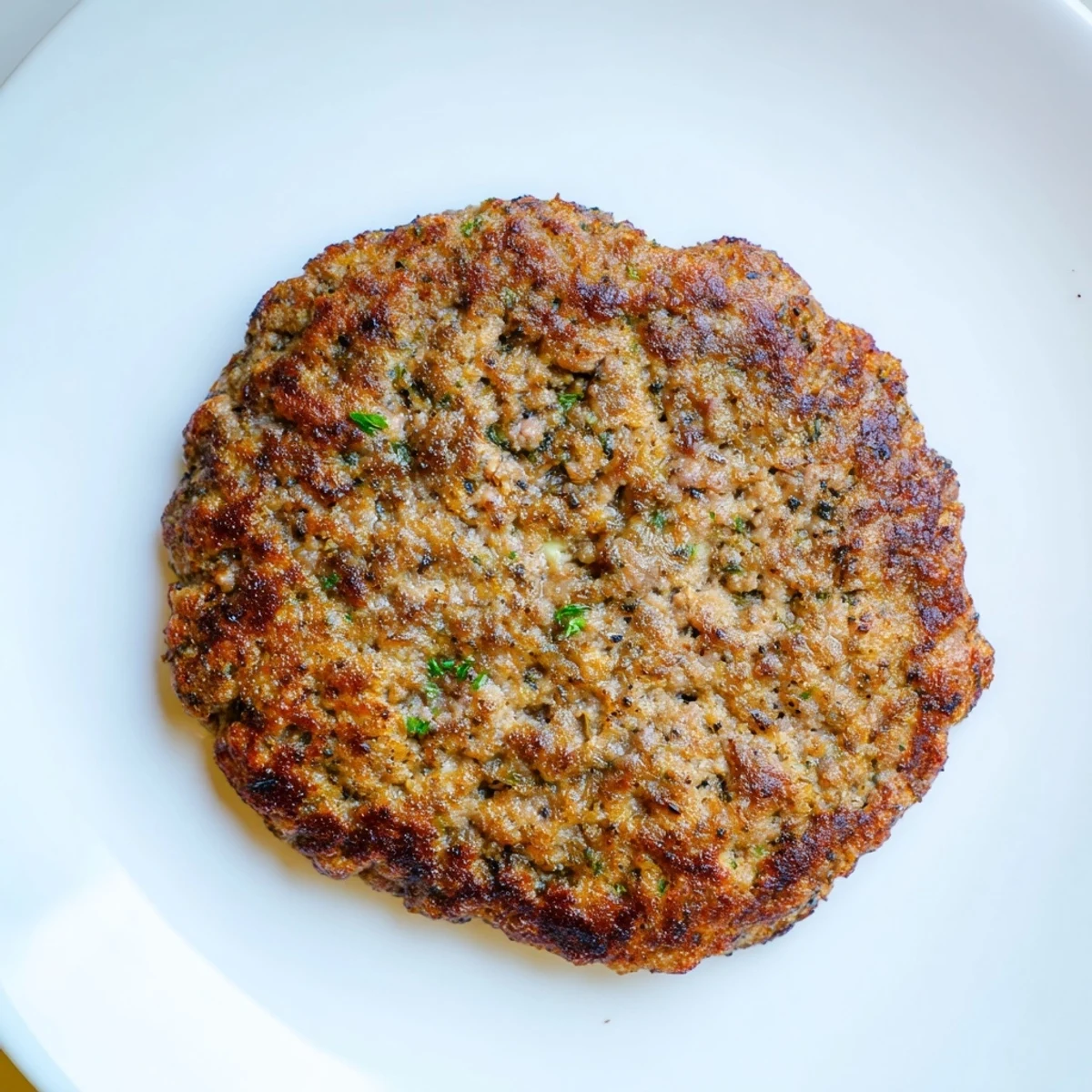 Savory Frikadellen, featuring juicy German meatballs perfect for a hearty dinner, hot off the skillet.