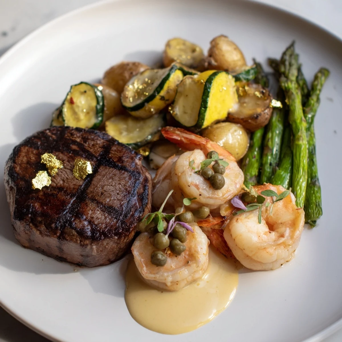 Golden Heart Luxus Platte