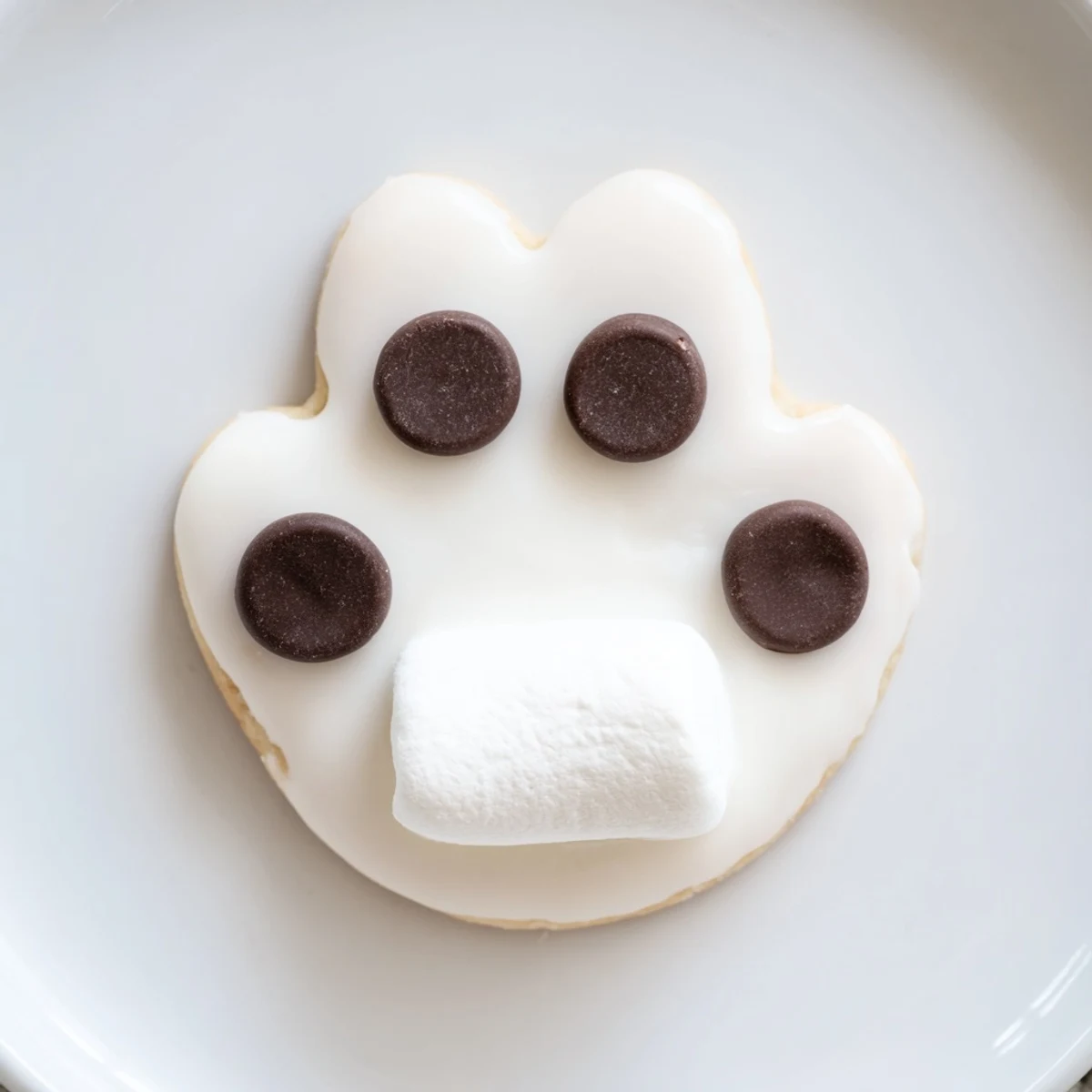 Eisbär Pfoten Zuckergebäck