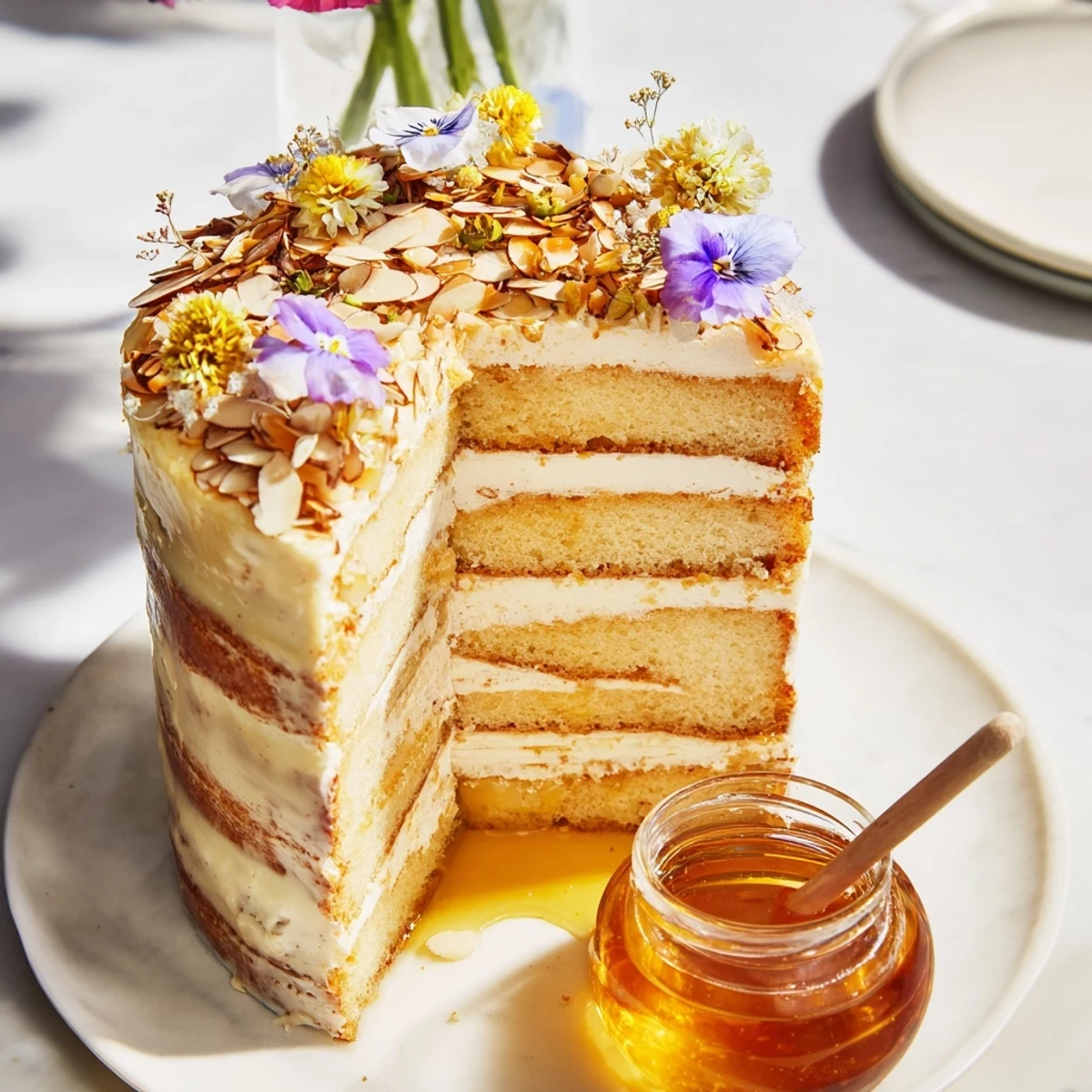 Honig-Glanz Schichtkuchen Genuss