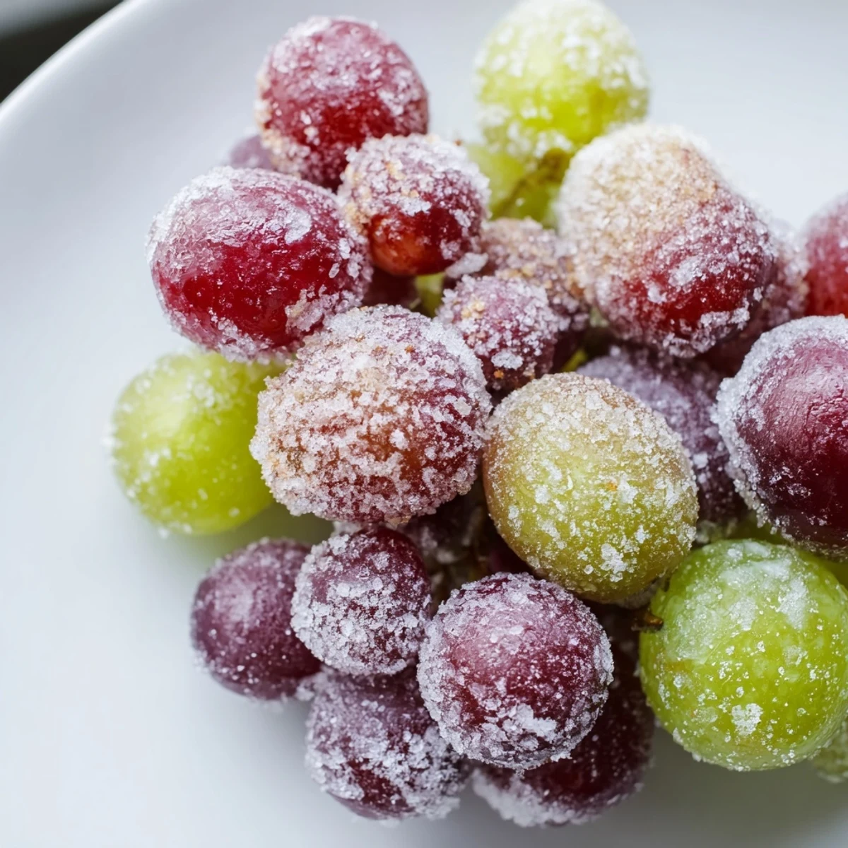 Gefrorene süße Trauben