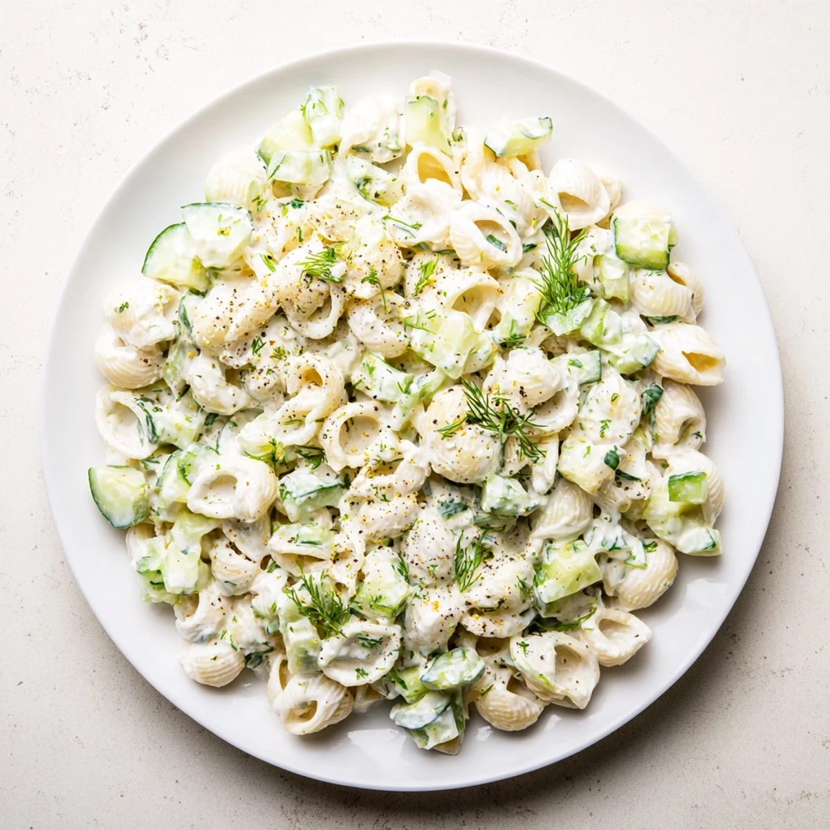 Cucumber Crunch Pasta Salad
