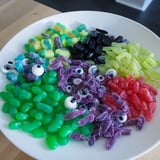 Giftiger Apfel Candy Teller