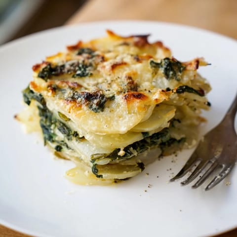 Spinat Kartoffel Kastelruther Auflauf