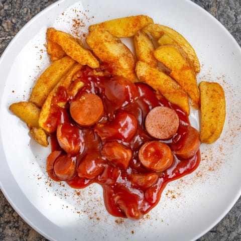 Currywurst mit Pommes #36