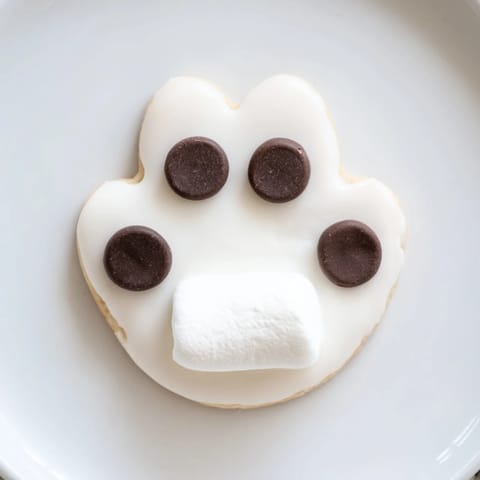 Eisbär Pfoten Zuckergebäck