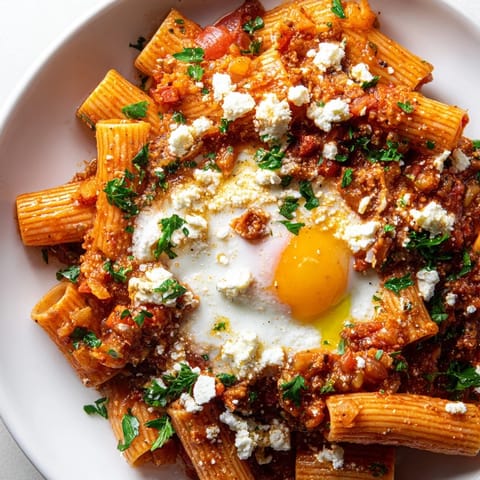 Quick Shakshuka Pasta