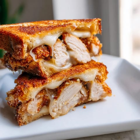 Knusprige Parmesan Hühnchen Sandwiches