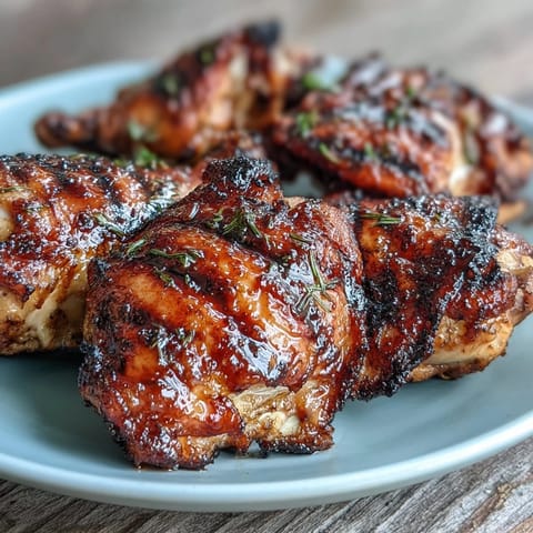 Honig Knoblauch Huhn Grillen