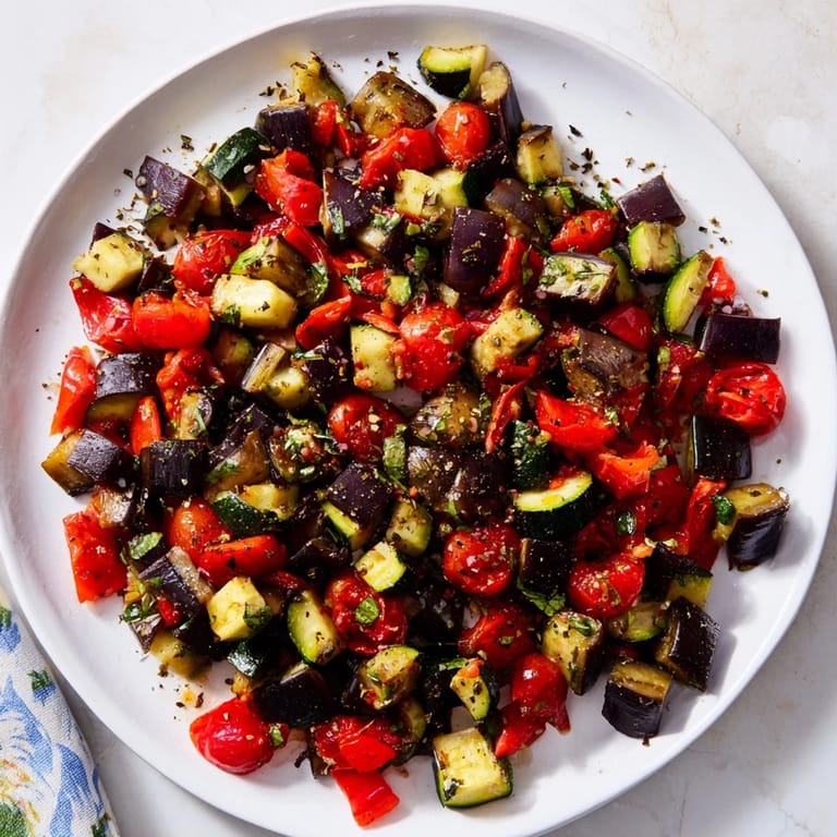 A colorful platter of The Spice Route dish features vibrant veggie clusters, ready to enjoy.