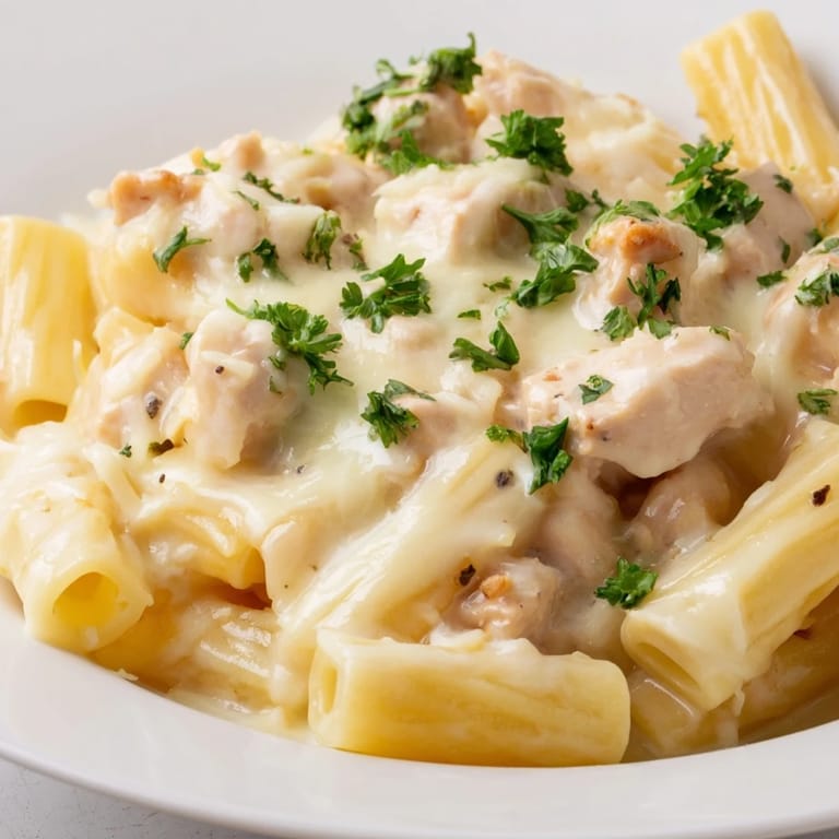 Nahaufnahme von perfekt gebratenem Ochsen Filet Braten, serviert mit cremiger Sauce und Kräutern.