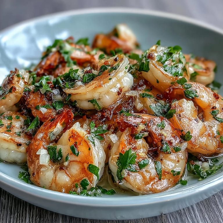 Ein-Pfanne-Lemon-Garlic-Garnelen mit Spargel: Schnell zubereitet, voller Geschmack und perfekt für ein gesundes Abendessen.