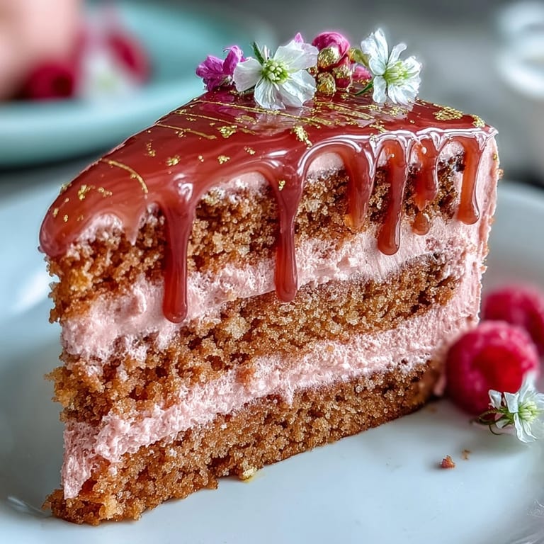 Show-stopping Bridal Shower Rosé Velvet Cake, moist with subtle rosé, adorned with gold.