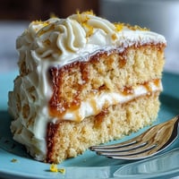 Gemini-Kuchen mit gelbmarmoriertem gelbem und weißem Schichtenkuchen, bereit zum Servieren.